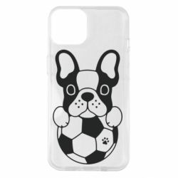 Чехол для iPhone 14 Dog with ball - PrintSalon