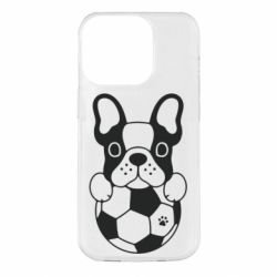 Чехол для iPhone 14 Pro Dog with ball