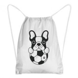 Рюкзак-мешок Dog with ball - PrintSalon
