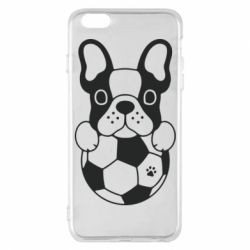 Чехол для iPhone 6 Plus/6S Plus Dog with ball - PrintSalon