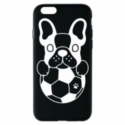 Чехол для iPhone 6/6S Dog with ball - PrintSalon