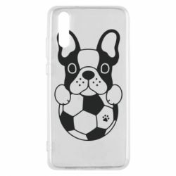 Чехол для Huawei P20 Dog with ball - PrintSalon