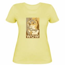Женская футболка Doge wow meme - PrintSalon