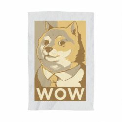 Полотенце с принтом Doge wow meme - PrintSalon