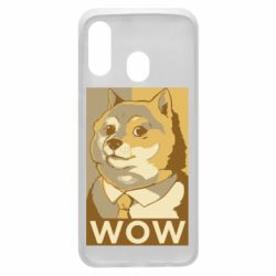 Чехол для Samsung A40 Doge wow meme - PrintSalon