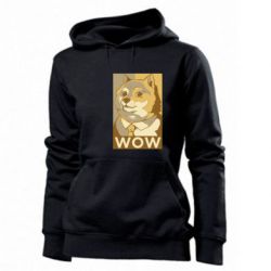 Женское худи Doge wow meme - PrintSalon