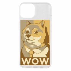 Чехол для iPhone 14 Doge wow meme
