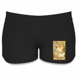 Женские шорты Doge wow meme - PrintSalon