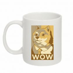 Чашка 320ml Doge wow meme