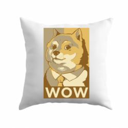 Подушка Doge wow meme - PrintSalon