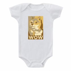 Детский бодик Doge wow meme - PrintSalon