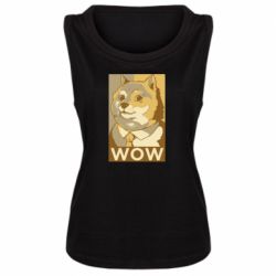 Женская майка Doge wow meme - PrintSalon