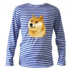 Тельняшка с длинным рукавом Doge - PrintSalon