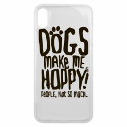 Чохол для iPhone Xs Max Dogs make me happy! People, not so much - PrintSalon