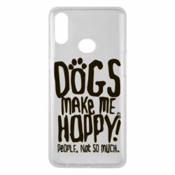 Чохол для Samsung A10s Dogs make me happy! People, not so much - PrintSalon