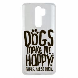Чохол для Xiaomi Redmi Note 8 Pro Dogs make me happy! People, not so much - PrintSalon