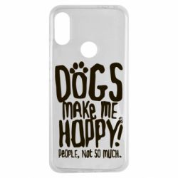 Чохол для Xiaomi Redmi Note 7 Dogs make me happy! People, not so much - PrintSalon