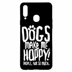 Чохол для Samsung A20s Dogs make me happy! People, not so much - PrintSalon