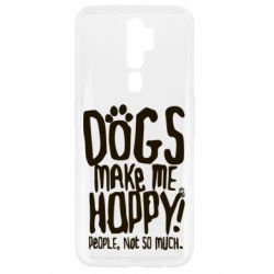Чохол для Oppo A5/A9 2020 Dogs make me happy! People, not so much - PrintSalon