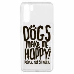 Чохол для Oppo A91 / Reno3Dogs make me happy! People, not so much - PrintSalon