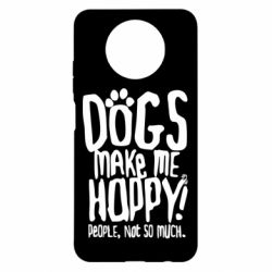 Чехол для Xiaomi Redmi Note 9 5G/Redmi Note 9T Dogs make me happy! People, not so much