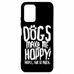Чохол для Xiaomi Redmi Note 10 Dogs make me happy! People, not so much - PrintSalon