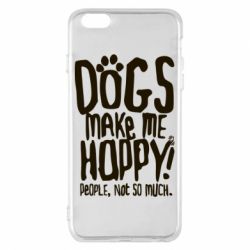 Чохол для iPhone 6 Plus/6S Plus Dogs make me happy! People, not so much - PrintSalon