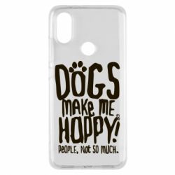 Чохол для Xiaomi Mi A2 Dogs make me happy! People, not so much - PrintSalon