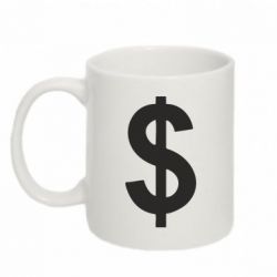 Чашка 320ml Доллар-PrintSalon Чашка 320ml Доллар