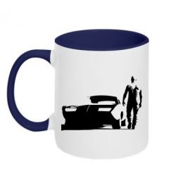 Чашка двухцветная 320ml Доминик Торетто - PrintSalon