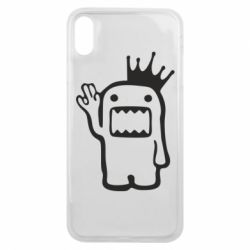 Чехол для iPhone Xs Max Домо Кун с короной - PrintSalon