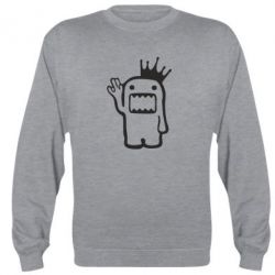 Cвитшот Домо Кун с короной - PrintSalon