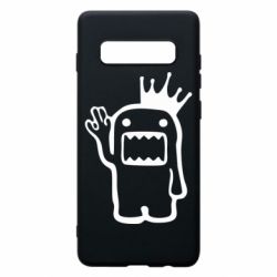 Чехол для Samsung S10+ Домо Кун с короной - PrintSalon