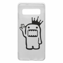 Чехол для Samsung S10 Домо Кун с короной - PrintSalon