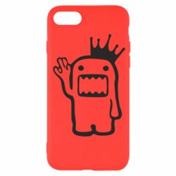 Чехол для iPhone SE 2020 Домо Кун с короной - PrintSalon