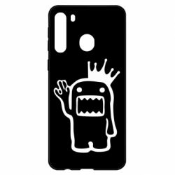 Чехол для Samsung A21 Домо Кун с короной - PrintSalon