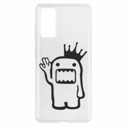 Чехол для Samsung S20 FE Домо Кун с короной - PrintSalon