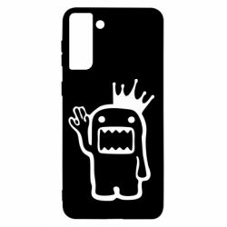 Чехол для Samsung S21+ Домо Кун с короной - PrintSalon