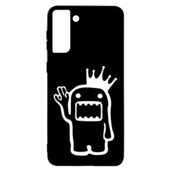 Чехол для Samsung S21 Ultra Домо Кун с короной - PrintSalon
