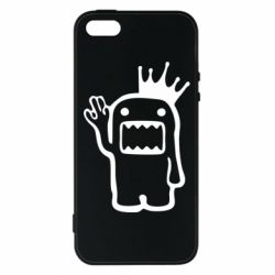 Чехол для iPhone5/5S/SE Домо Кун с короной - PrintSalon