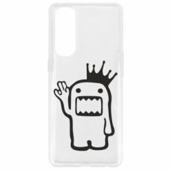 Чехол для Oppo Reno 4 Pro Домо Кун с короной - PrintSalon