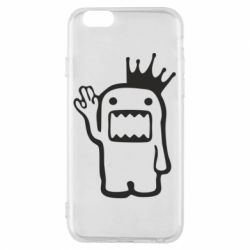 Чехол для iPhone 6/6S Домо Кун с короной - PrintSalon