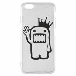 Чехол для iPhone 6 Plus/6S Plus Домо Кун с короной - PrintSalon