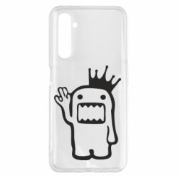 Чехол для Realme 6 Pro Домо Кун с короной - PrintSalon