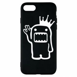 Чехол для iPhone SE 2022 Домо Кун с короной - PrintSalon