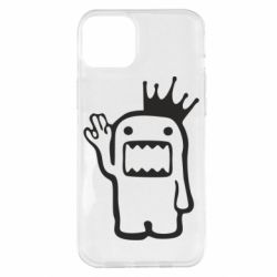 Чехол для iPhone 14 Plus Домо Кун с короной - PrintSalon