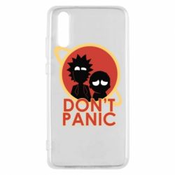 Чехол для Huawei P20 Don't Panic - PrintSalon