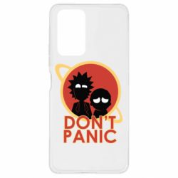 Чехол для Xiaomi Redmi Note 10 Pro Don't Panic - PrintSalon