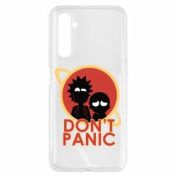 Чехол для Realme 6 Don't Panic - PrintSalon