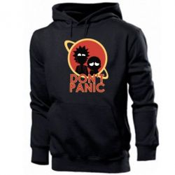 Мужское худи Don't Panic - PrintSalon